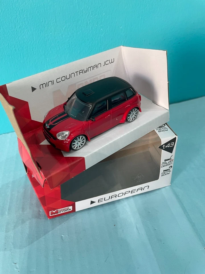 MINI COUNTRYMAN JCW Mini Cooper Country Man JCW 1/43 MONDO MOTORS auto metallo - Immagine 1 di 4