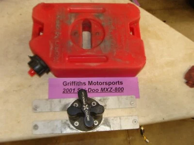 2001 SKI-DOO MXZ 800 ZX chassis aux gas fuel cell tank mount 1 gal roto x pax - Image 1 of 4
