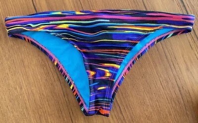 Parte inferior de bikini TYR para mujer grande (10/12) púrpura Fresno mini traje de baño cordón Foto 1 de 4