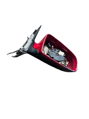 Espejo retrovisor de puerta delantero derecho pasajero rojo OEM AUDI A4 B6 2002-2009 Foto 1 de 4
