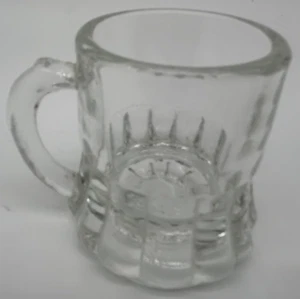 Mug Shaped Shot Glass~USED~2" Tall~Liquor Souvenir - Picture 1 of 6