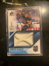 2016-17 SP Game Used Matt Beleskey Winter Classic Net Cord Patch Card 35/35 RARE