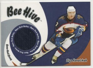 2003-04 UD BEEHIVE - GAME USED JERSEY  - ILYA KOVALCHUK JERSEY  