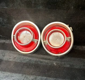 Pair of 1964 Original Chevy Impala Tail Lights - Picture 1 of 3