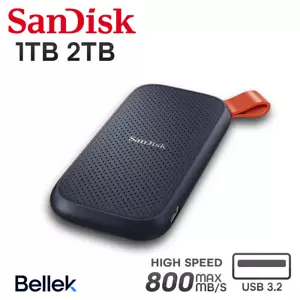SanDisk Extreme Portable SSD 1TB 2TB up to 800MB/s Solid State Drive Type-c - Picture 1 of 3