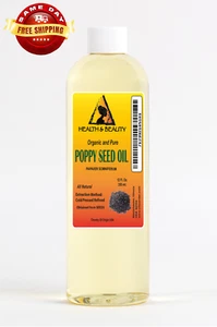 POPPY SEED OIL REFINED ORGANIC COLD PRESSED 100% PURE NATURAL 24 OZ - Picture 1 of 12