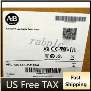 Sealed Allen Bradley VPL-A0753E-PJ12AA Kinetix Servo Motor US Free Tax - Afbeelding 1 van 6