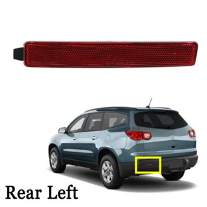 Fit For Chevy Traverse 2009 2010 2011 2012 Rear Left Bumper Reflector Tail Light - Picture 1 of 5