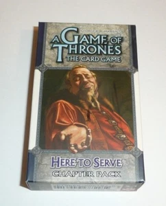 Here To Serve - Game of Thrones Card Game Chapter Pack CCG RPG Secrets Oldtown - Picture 1 of 2