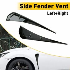 1Pair Rear Fender Side Scoop Air Vent Outlet Trim Fit For 2016-2021 honda civic