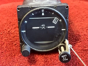 VINTAGE BENDIX HORIZON GYRO INDICATOR P/N 14605-1P-E1 - Picture 1 of 9