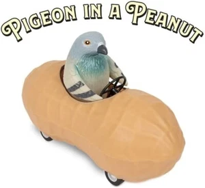 5'' Pigeon in a Peanut Pull-Back Car - Picture 1 of 3