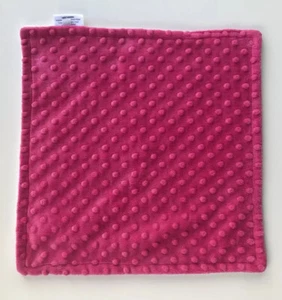 Bebe Bella Designs hot pink light pink minky dot security blanket - Picture 1 of 4