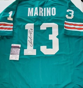 Dan Marino Auto Autograph Signed Jersey Miami Dolphins Custom JSA - Picture 1 of 3