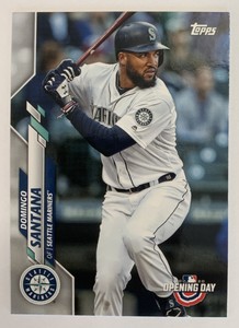 2020 Topps Baseball Opening Day #8 Domingo Santana - Seattle Mariners