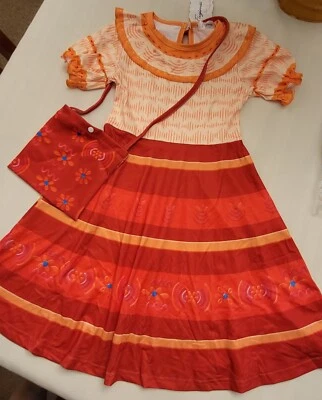 Disney Encanto Película Dolores Madrigal Vestido Niñas Disfraz Se Ajusta a Tallas 4-6x NUEVO Foto 1 de 4