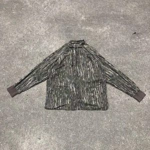 Vintage 80s Realtree Camo Jacket Sheer Cover Lightweight Pockets Mens L - Picture 1 of 7