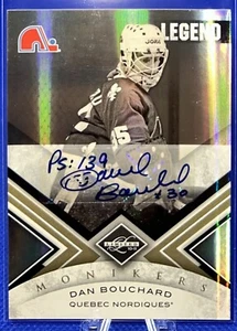 2010-11 Panini Limited Legend Monikers Auto #144 Dan Bouchard /25 QC Nordique - Foto 1 di 2