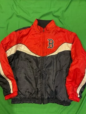 Chaqueta cortavientos reversible vintage Boston Red Sox  Foto 1 de 4