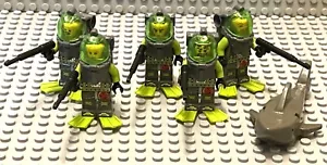 LEGO Minifigures Lot 5 Atlantis Divers Ocean Guys Minifigs Sea Explorers Shark - Picture 1 of 8