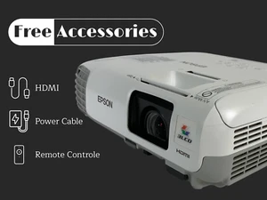 3LCD Projector for Classroom, Office, or Home Theater Use 2700 Lumens HD HDMI - Picture 1 of 8