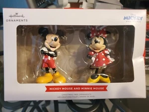 Hallmark Disney Mickey and Minnie Mouse Christmas Tree Ornaments - Picture 1 of 5