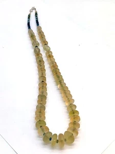 Hermoso collar de cuentas Vantage de limón fundido de Afganistán - Imagen 1 de 5