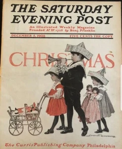 Samstag Abendpost 5. Dezember 1903 illustrierte Weihnachtsausgabe Geschenke Spielzeug - Bild 1 von 12