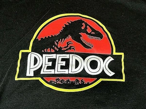 Camiseta Negra Spectra Peedoc Dinosaurio Gráfico Talla Grande - Imagen 1 de 4