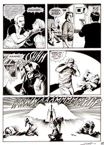 LUCA ROSSI - Tavola originale Dampyr n. 36 " Gli ammazzavampiri " - p. 41 - Imagen 1 de 1