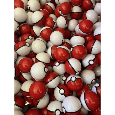 Mini 2” Pokeball Action Figures Kids Bday Party Favor Gift Cake Topper Machine - Image 1 of 3