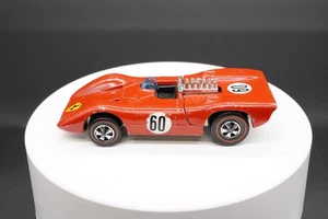 1969 Hot Wheels Redline FERRARI 312P RED Enamel Black Interior HK NICE!! - Picture 1 of 12