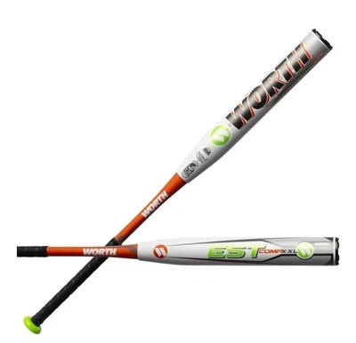 Bate de softbol lanzamiento lento WEXXLU 12,5" 26 oz NUEVO RARO 2019 Worth EST COMP XXL USSSA Foto 1 de 3