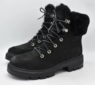 Timberland Mujer Talla 8 Cortina Valley Impermeable Negro Nubuck Mid Botas de Senderismo Foto 1 de 4