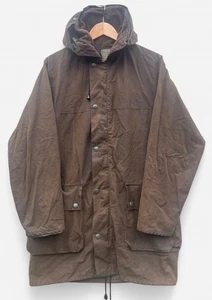 Belstaff Countryman Men's Brown Hooded Wax Jacket - Medium - Picture 1 of 23