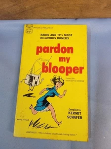 Pardon My Blooper Crest libro dei cartoni animati #294 Kermit Schafer copyright 1959 - Foto 1 di 4