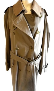 Burberrys' Trenchcoat mit Gürtel Zweireiher Voll Herausnehmbares Futter 42L Neu ohne Etikett - Bild 1 von 13