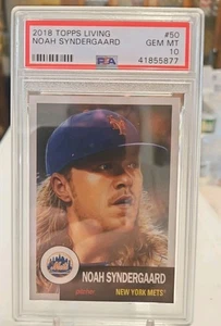 2018 Topps Living #50 Noah Syndergaard - PSA 10 - Imagen 1 de 2