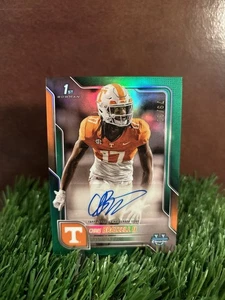 2025 Bowman U Chrome Chris Brazzell II #BCA-CB 1st Bowman Green Auto /99 (RC) - Picture 1 of 2