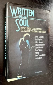 WRITTEN IN MY SOULD - BILL FLANAGAN - 1ST ED. - 1986 - DJ UNCLIPPED. - Picture 1 of 16