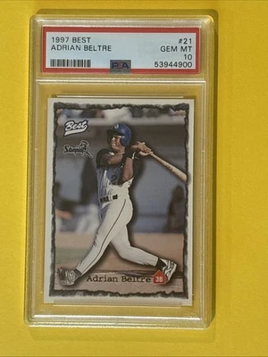 Best Adrian Beltre 1997 - PSA 10 HOF gema como nueva Foto 1 de 4