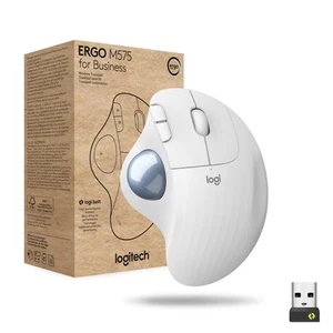 Logitech ERGO M575 Wireless Trackball Mouse for Business - Ergonomic Design, Sec - Picture 1 of 10