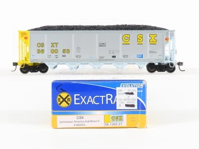 HO Scale ExactRail Evolution EE-1303-21 CSXT CSX 5-Bay Hopper #360053 w/ Load - Image 1 of 4