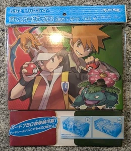 Japanese Pokemon Card Game Long Card Box Red Green Ver. 2 Charizard NEW Sealed - Picture 1 of 2
