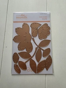 Spellbinders Stitching Die Of The Month - Grand Stitched Blossoms Nov23 BNIP - Picture 1 of 2