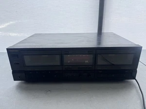 Technics RS-TR355 Double Cassette Deck Tested Working, Dual Autoreverse - Picture 1 of 13