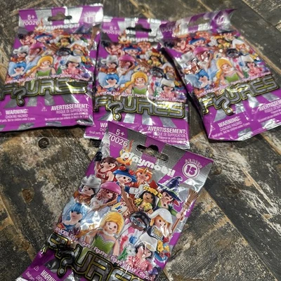 PLAYMOBIL 70026 Figuras Serie 15 Rosa Bolsa Ciega Paquete Misterioso. NUEVO. 4 paquetes Foto 1 de 2