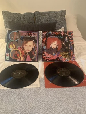 CULTURE CLUB ~ COLOUR BY NUMBERS / WAKING UP WITH THE HOUSE ON FIRE. All MINT.  - Image 1 of 2