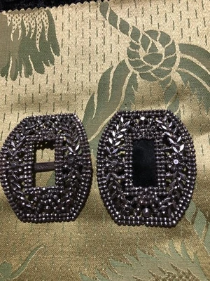 Ancienne Paire de boucles de chaussure - Photo 1/4