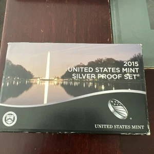 2015 UNITED STATES MINT SILVER PROOF SET - Picture 1 of 1
